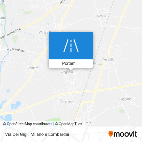 Mappa Via Dei Gigli