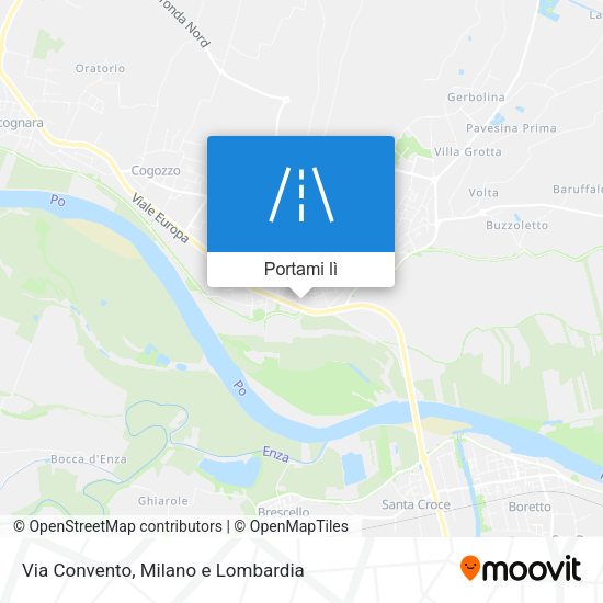 Mappa Via Convento