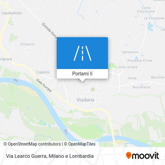 Mappa Via Learco Guerra