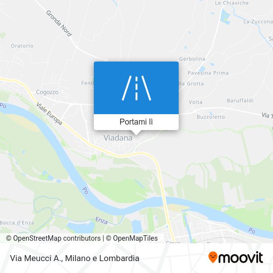 Mappa Via Meucci A.