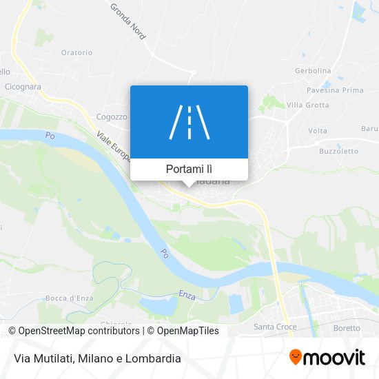Mappa Via Mutilati