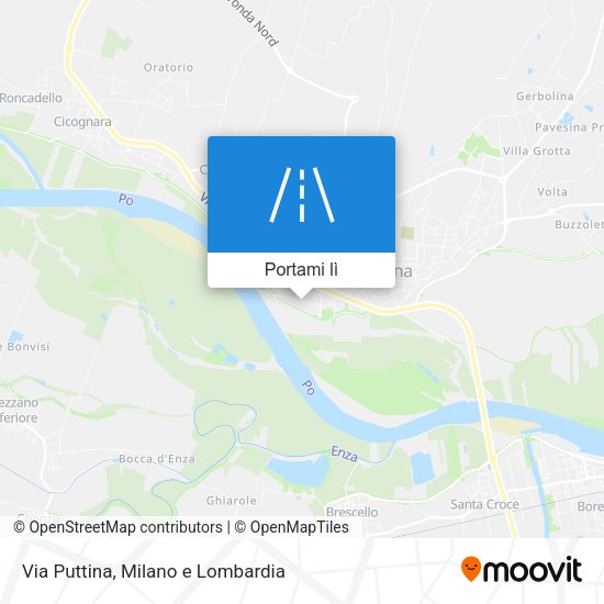 Mappa Via Puttina