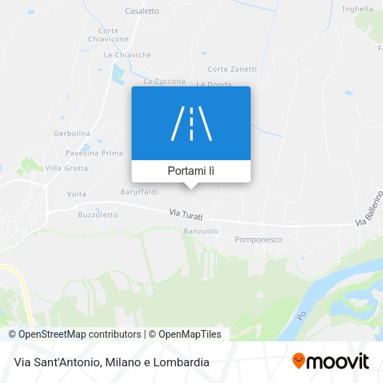 Mappa Via Sant'Antonio