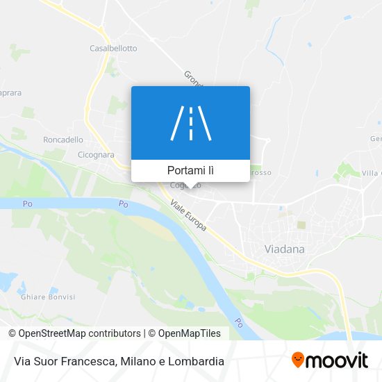 Mappa Via Suor Francesca