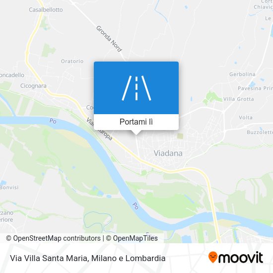 Mappa Via Villa Santa Maria