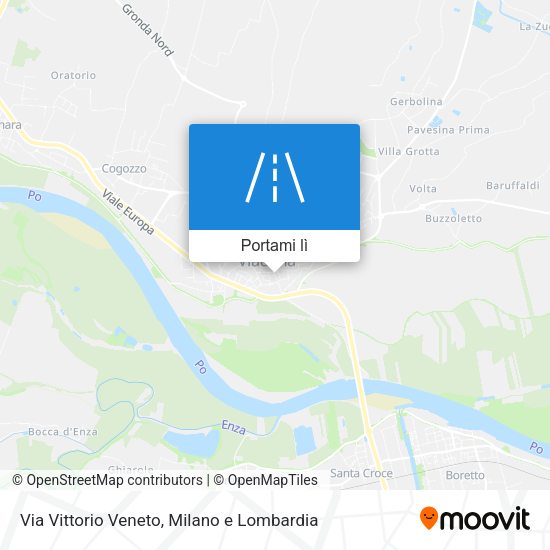 Mappa Via Vittorio Veneto