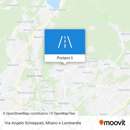 Mappa Via Angelo Schieppati