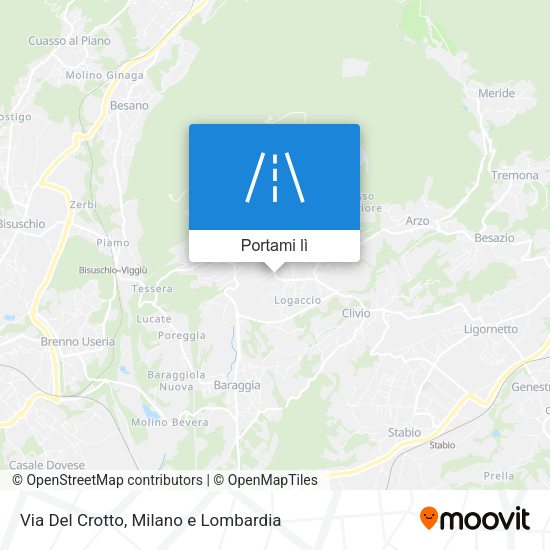 Mappa Via Del Crotto