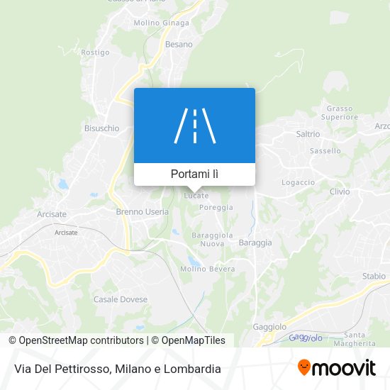Mappa Via Del Pettirosso