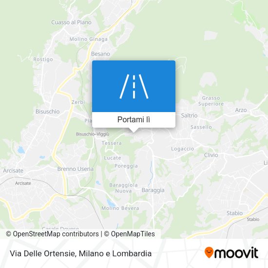 Mappa Via Delle Ortensie