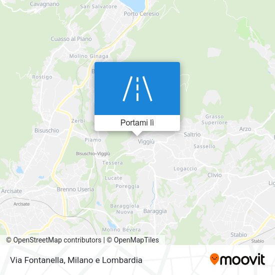 Mappa Via Fontanella