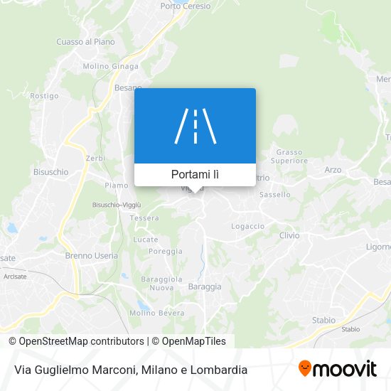 Mappa Via Guglielmo Marconi