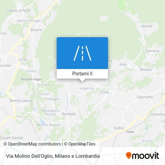 Mappa Via Molino Dell'Oglio