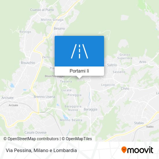 Mappa Via Pessina