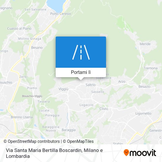 Mappa Via Santa Maria Bertilla Boscardin