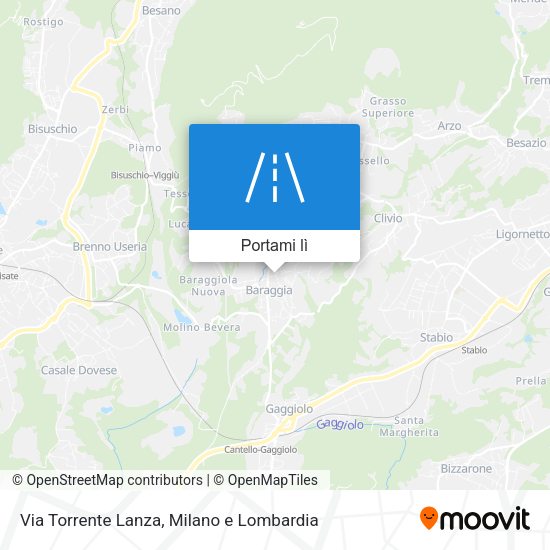 Mappa Via Torrente Lanza