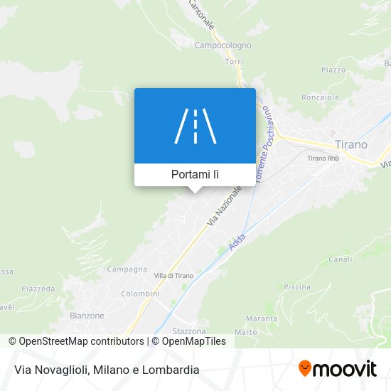 Mappa Via Novaglioli