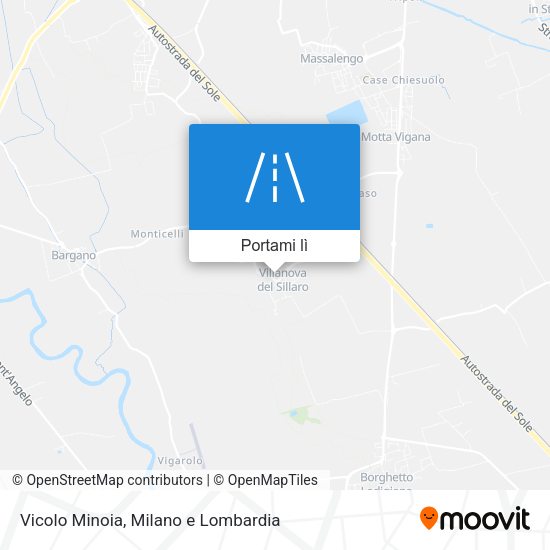 Mappa Vicolo Minoia