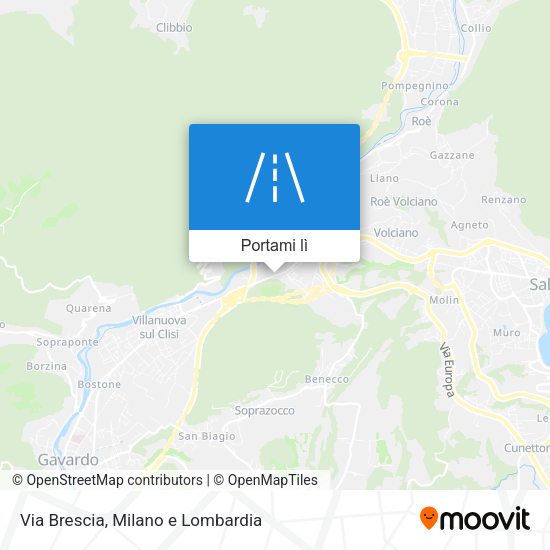 Mappa Via Brescia