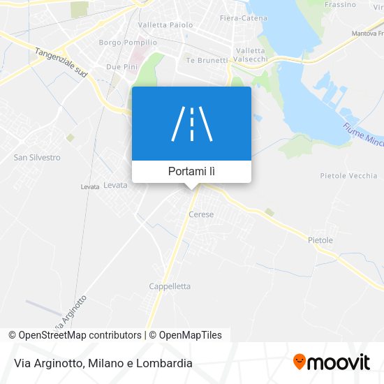 Mappa Via Arginotto