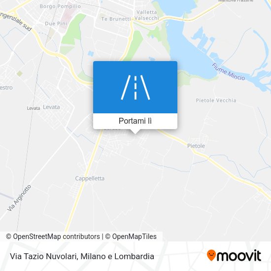 Mappa Via Tazio Nuvolari