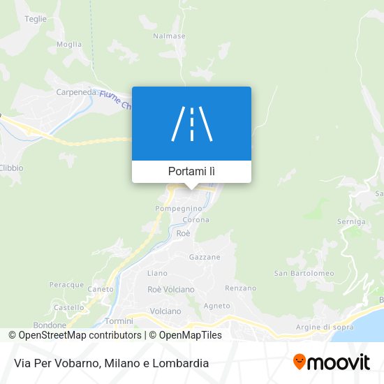 Mappa Via Per Vobarno