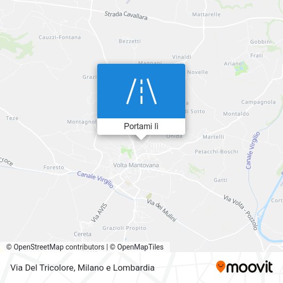 Mappa Via Del Tricolore