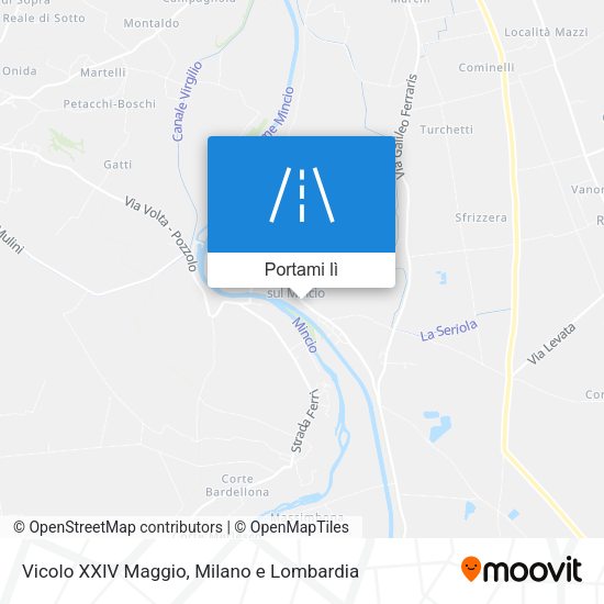 Mappa Vicolo XXIV Maggio