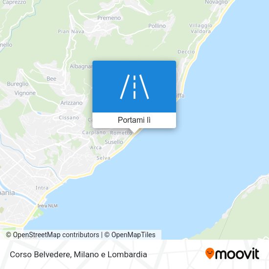 Mappa Corso Belvedere