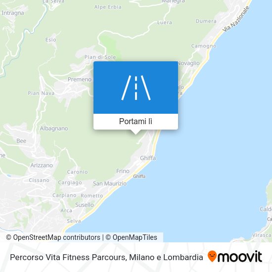 Mappa Percorso Vita Fitness Parcours