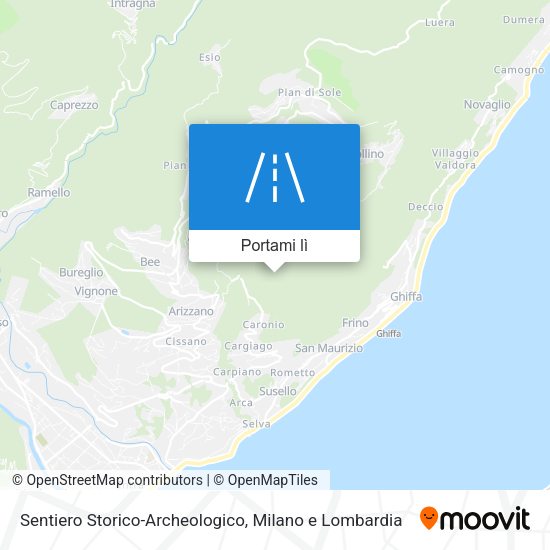 Mappa Sentiero Storico-Archeologico