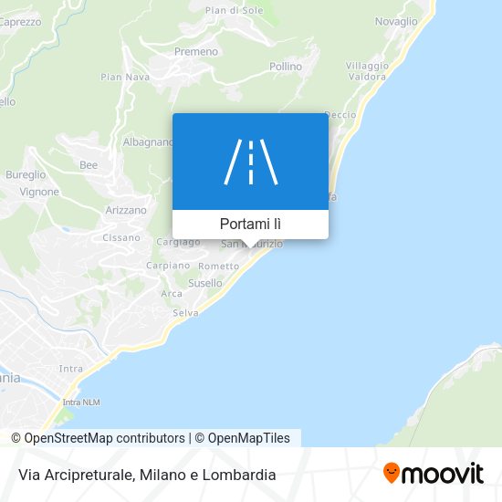 Mappa Via Arcipreturale