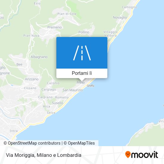 Mappa Via Moriggia