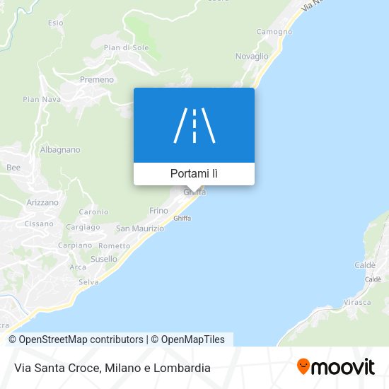 Mappa Via Santa Croce