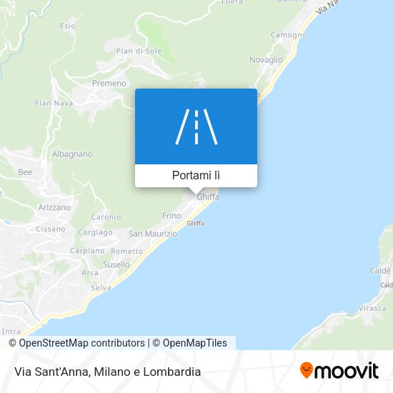 Mappa Via Sant'Anna
