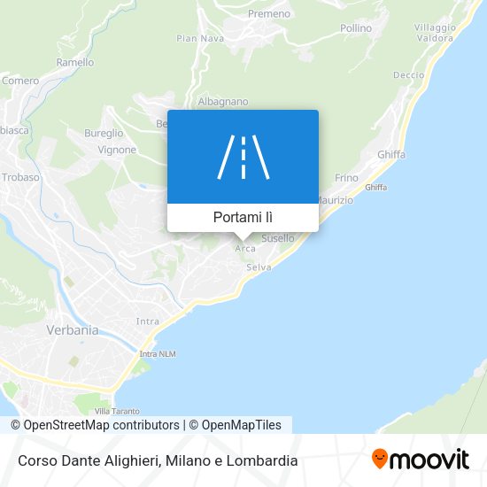 Mappa Corso Dante Alighieri