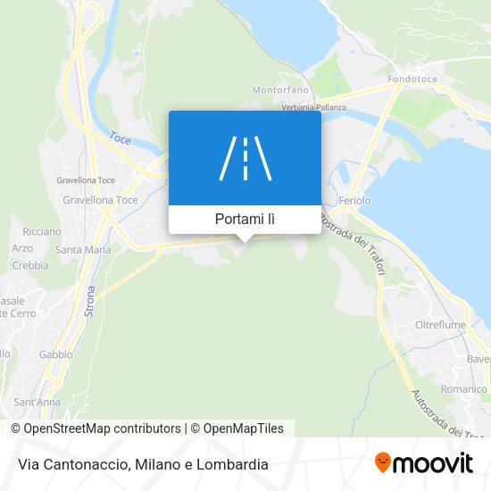 Mappa Via Cantonaccio