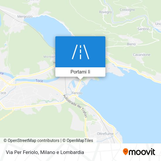Mappa Via Per Feriolo