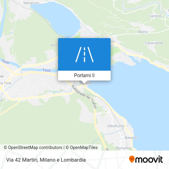 Mappa Via 42 Martiri
