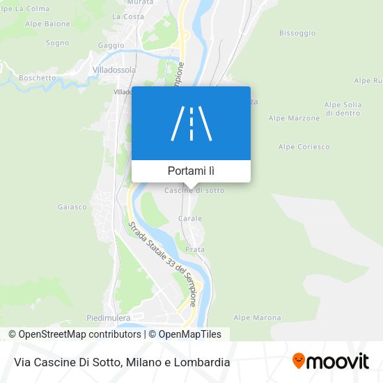 Mappa Via Cascine Di Sotto