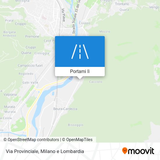 Mappa Via Provinciale