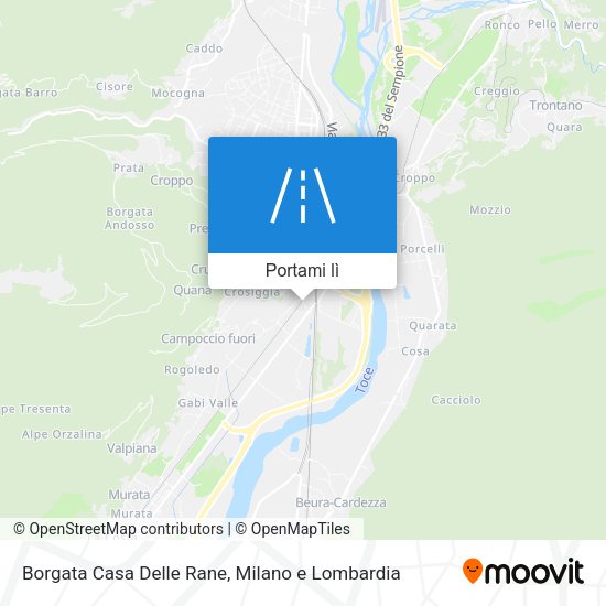 Mappa Borgata Casa Delle Rane