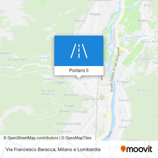 Mappa Via Francesco Baracca