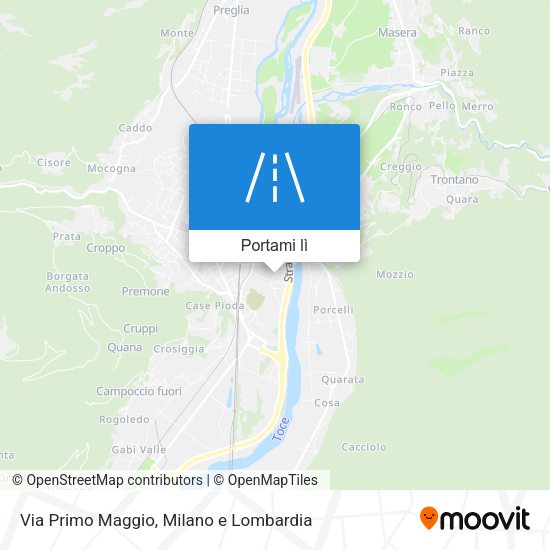 Mappa Via Primo Maggio