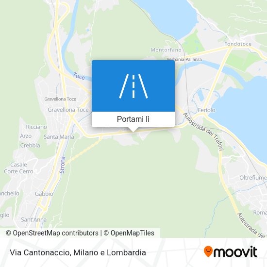 Mappa Via Cantonaccio