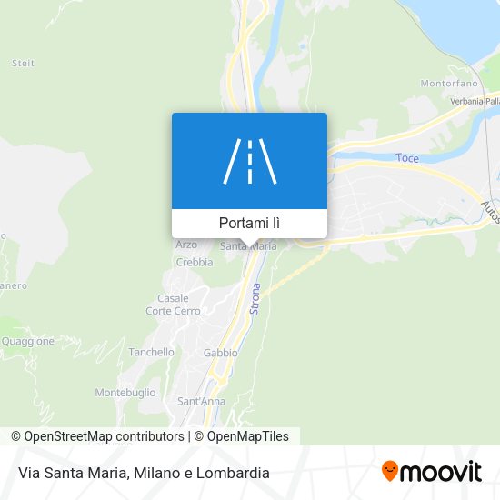Mappa Via Santa Maria