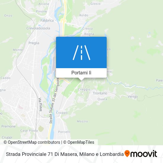 Mappa Strada Provinciale 71 Di Masera