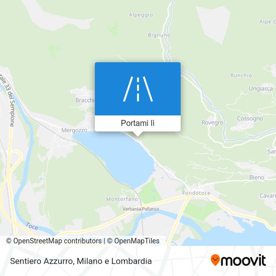 Mappa Sentiero Azzurro