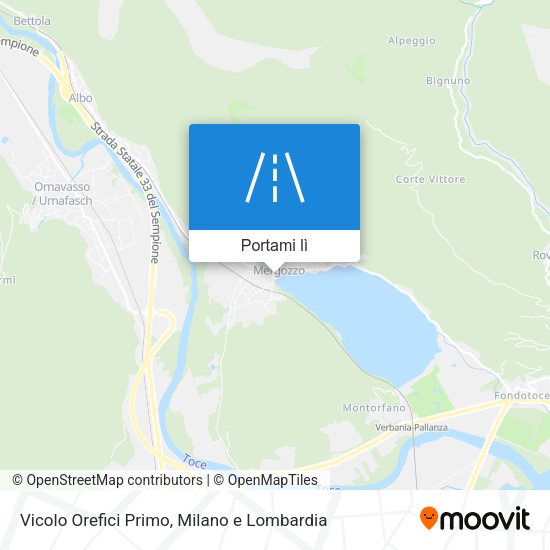 Mappa Vicolo Orefici Primo