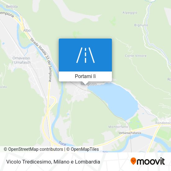 Mappa Vicolo Tredicesimo